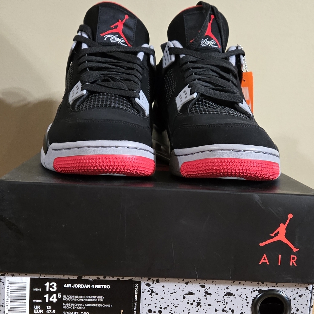 Men's size 13 Retro 4 Breds